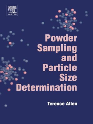 cover image of Powder Sampling and Particle Size Determination